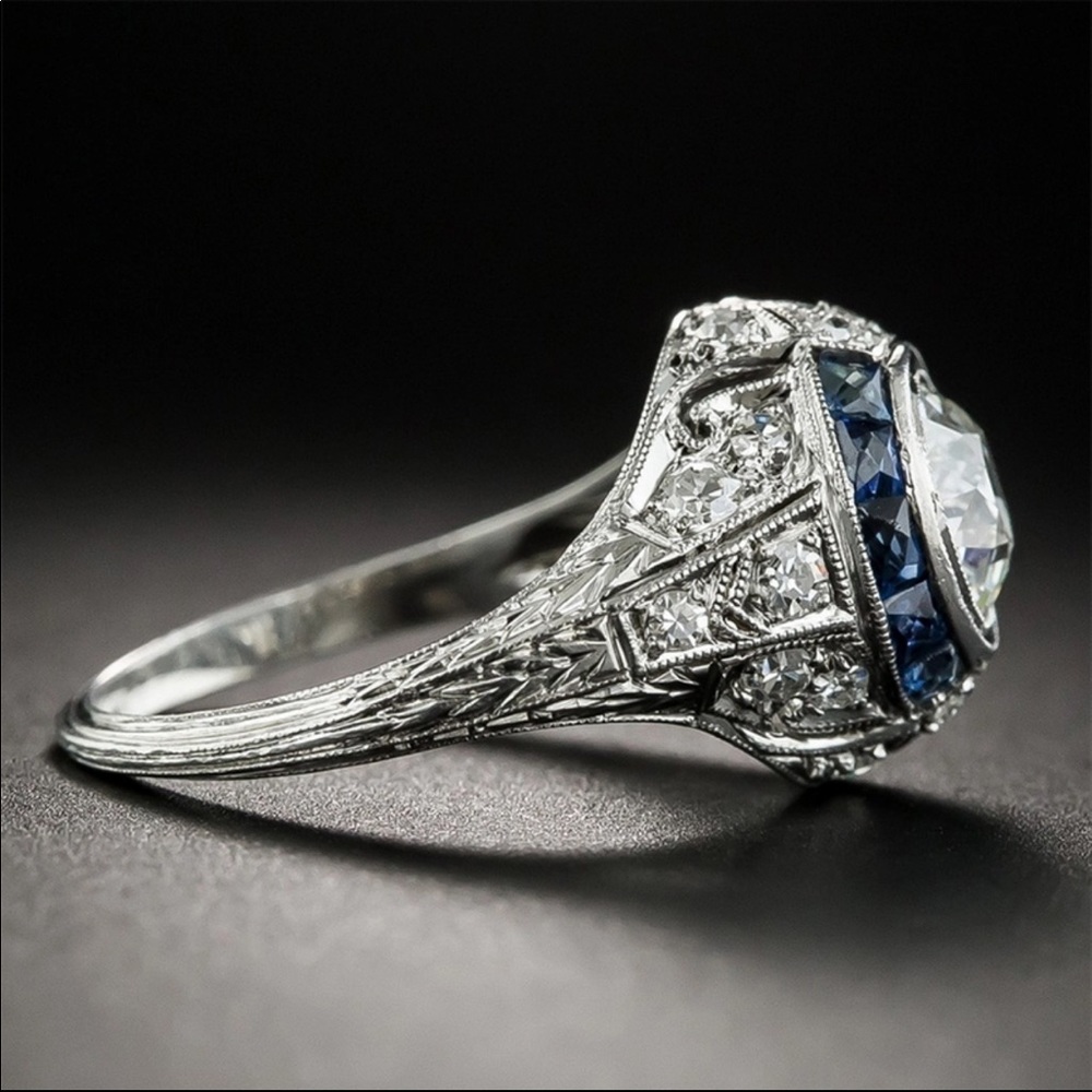 Stunning Art Deco Statement Ring - image 4